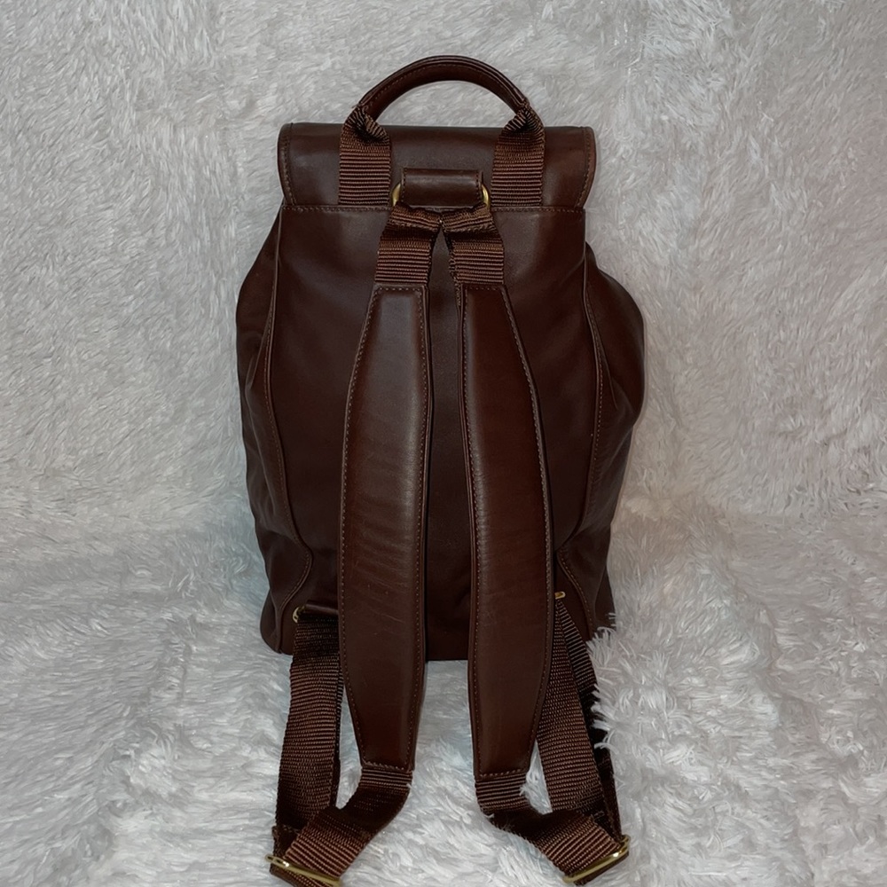 Coach Vintage XL Unisex Brown Backpack Rucksack 0529 - Picture 8 of 15